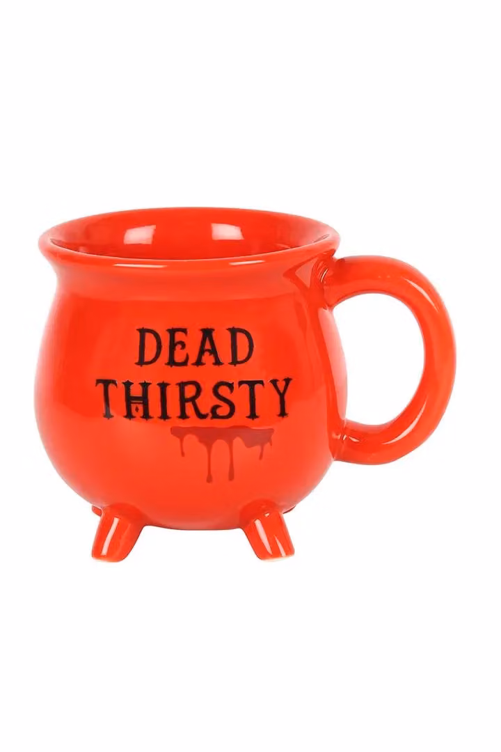 KDMD Dead Thirsty Cauldron Ceramic Mug in Red – 2