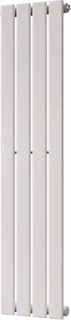 UK Radiators Typhoon White Vertical Designer Radiator, H: 120 cm, W: 27.2 cm – 1