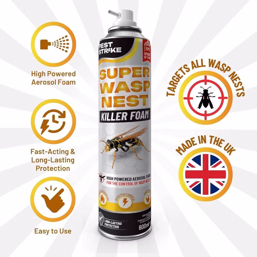 volila Wasp Nest Killer Foam Spray 600ml – 2