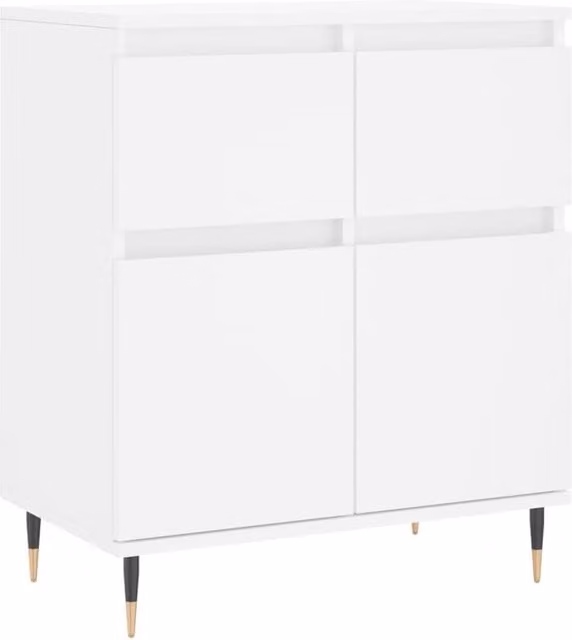 Berkfield Home Classic White Sideboard, W/D/H: 60 x 35 x 70 cm
