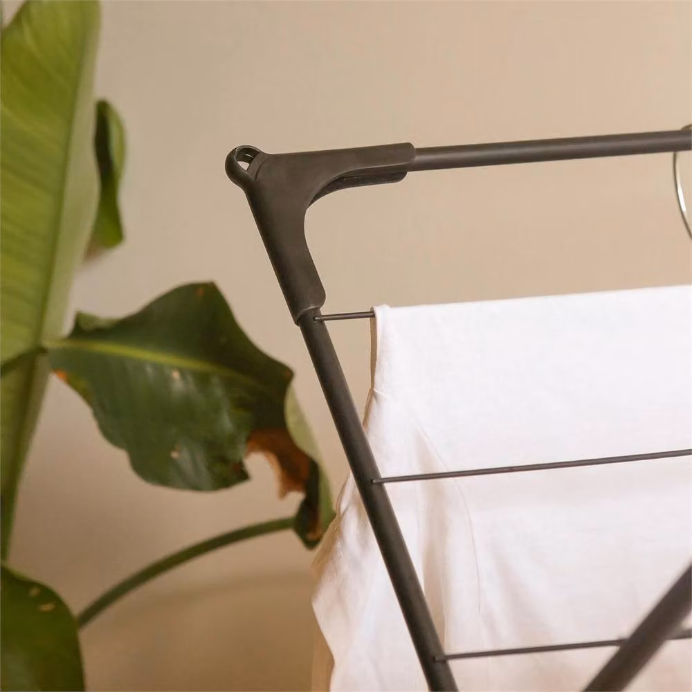 Harbour Housewares Spetlek 3 Tier Foldable Steel Clothes Airer in Black – 2