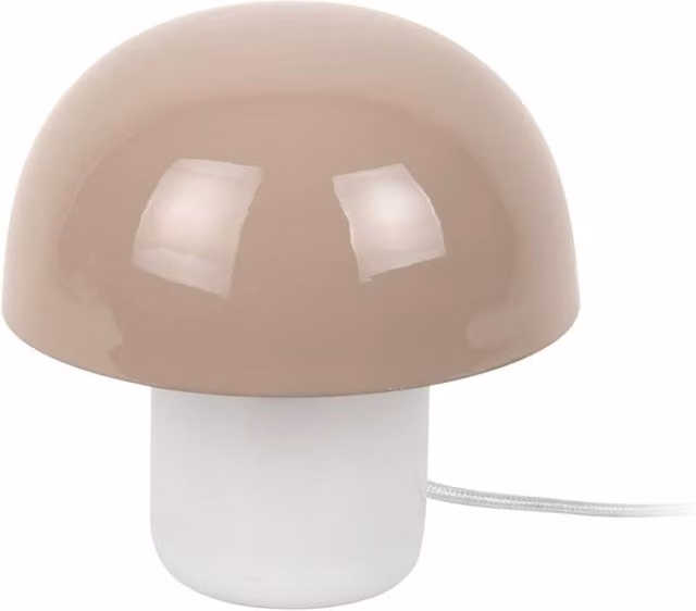 PRESENT TIME Leitmotiv Nuevo Mini Mushroom Table Lamp in Clay Grey – 1