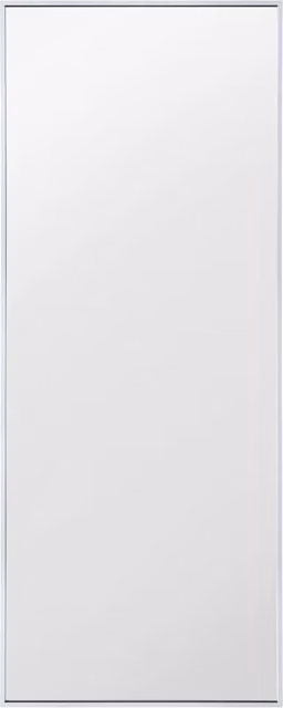 MirrorOutlet Artus Rectangular Hanging Mirror in Silver