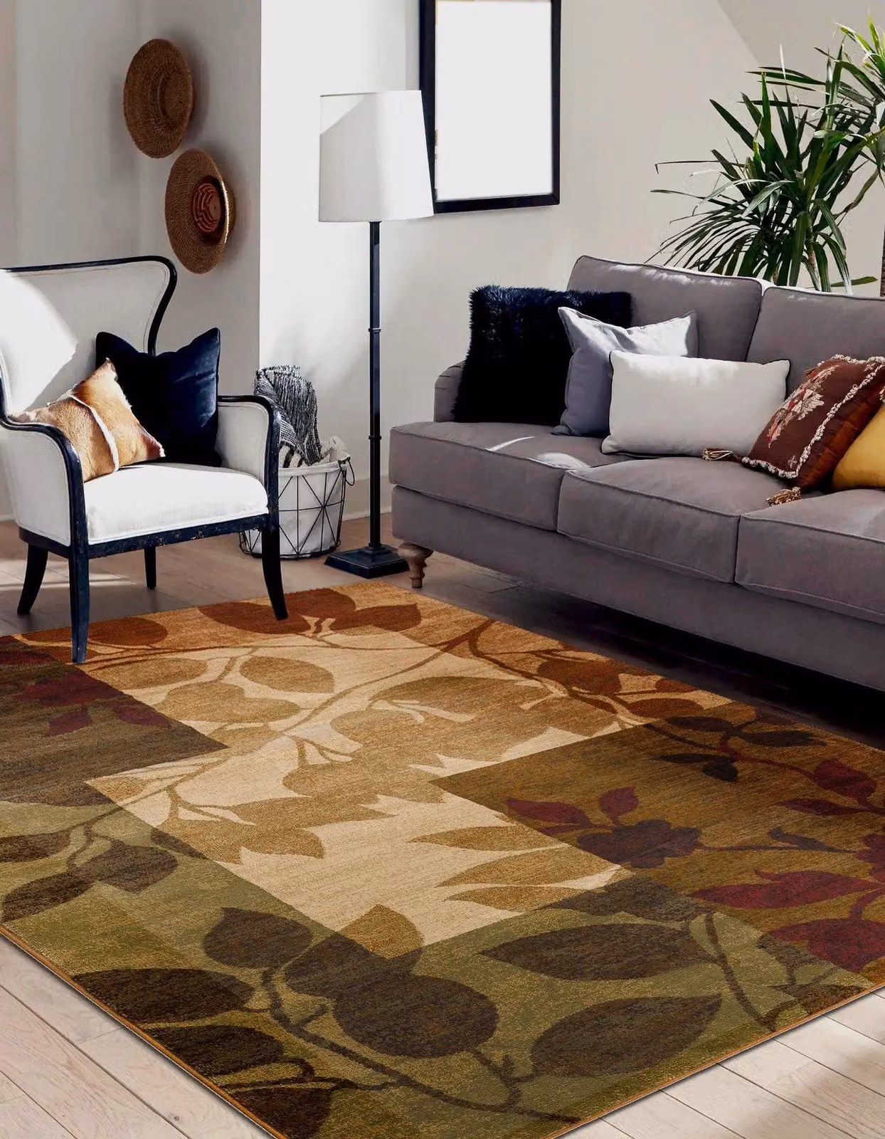 RugsX Royal Vintage Rectangular Rug in Beige and Multicolour, W: 150 cm, D: 230 cm – 4