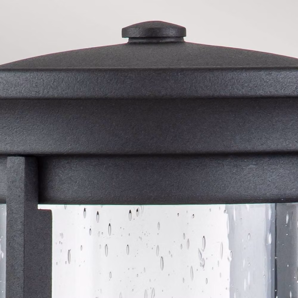Netlighting Merrill Black Outdoor Wall Lantern with Transparent Glass IP44 – 2