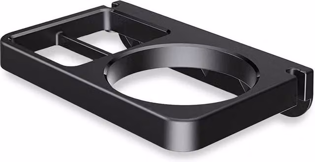FORGEVIO Black Adhesive Hair Dryer and Straightener Holder