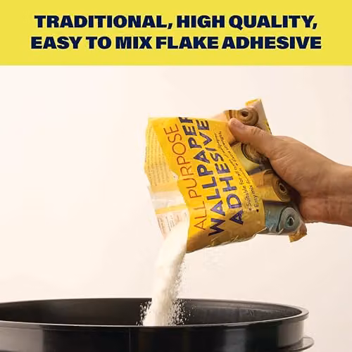 Bartoline All Purpose Wallpaper Adhesive Powder for Vinyl, Woodchip and Paper Wallpaper – 3