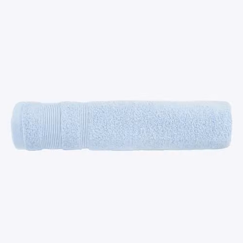 Allure Bath Fashions Zero Twist Egyptian Cotton Bath Sheet in Blue, W: 100 cm, L: 150 cm