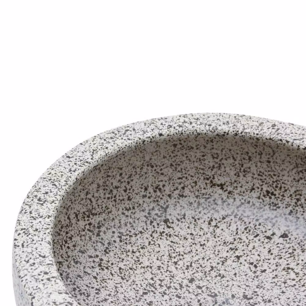 Berkfield Home Grey Round Ceramic Countertop Basin, Diameter: 41 cm, Height: 14 cm – 2