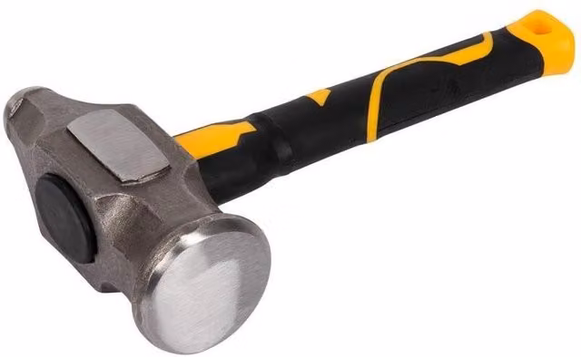 Roughneck Gorilla Club Hammer with Forged Steel Head and Black Plastic Handle