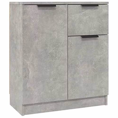 vidaXL Sideboard in Concrete Grey, MDF, W/D/H: 60 x 30 x 70 cm – 1