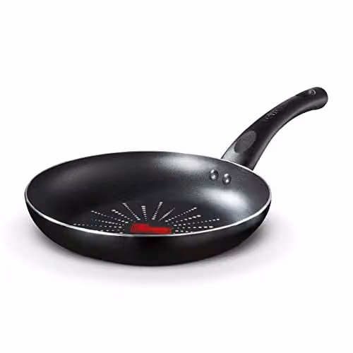 Tower SmartStart Classic Non-Stick Aluminium Frying Pan, Black, 28 cm – 1