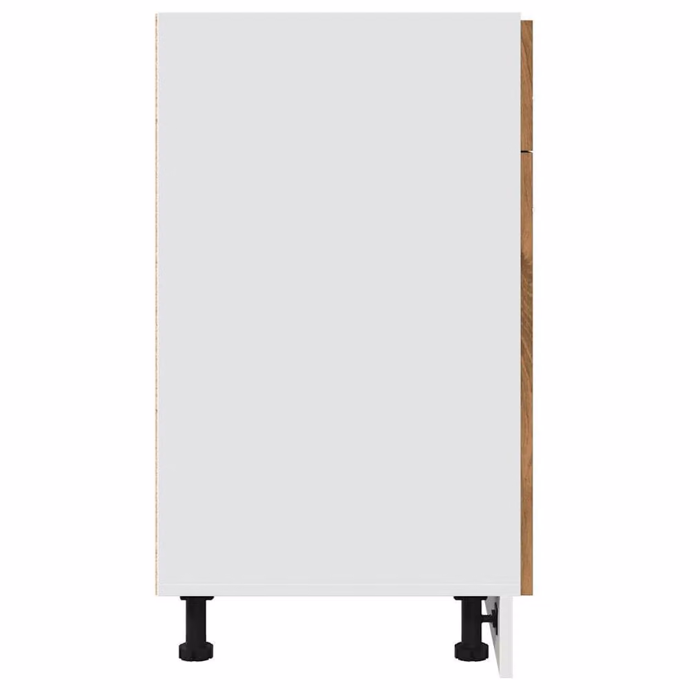 Berkfield Home Lyon Artisan Oak Drawer Bottom Cabinet, Brown, W: 80 cm, D: 46 cm, H: 81.5 cm – 2