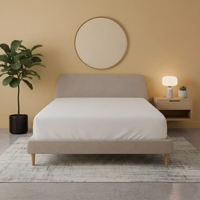 Snug City White Flannelette Fitted Cotton Sheet, Single, W: 90 cm, L: 200 cm