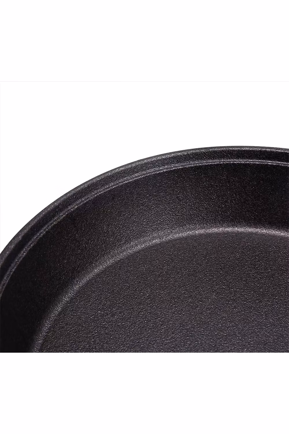 Living and Home Pre-Seasoned Cast Iron Griddle Pan, Black, W: 30 cm, H: 6.5 cm – 2