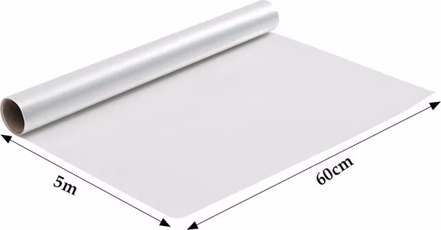 Livingandhome Clear Static Cling Wall Protector Film, Width: 60 cm, Length: 10 m