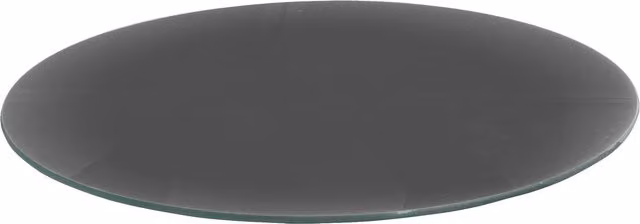 Harbour Housewares Round Glass Chopping Board in Grey, Diameter: 30 cm – 6
