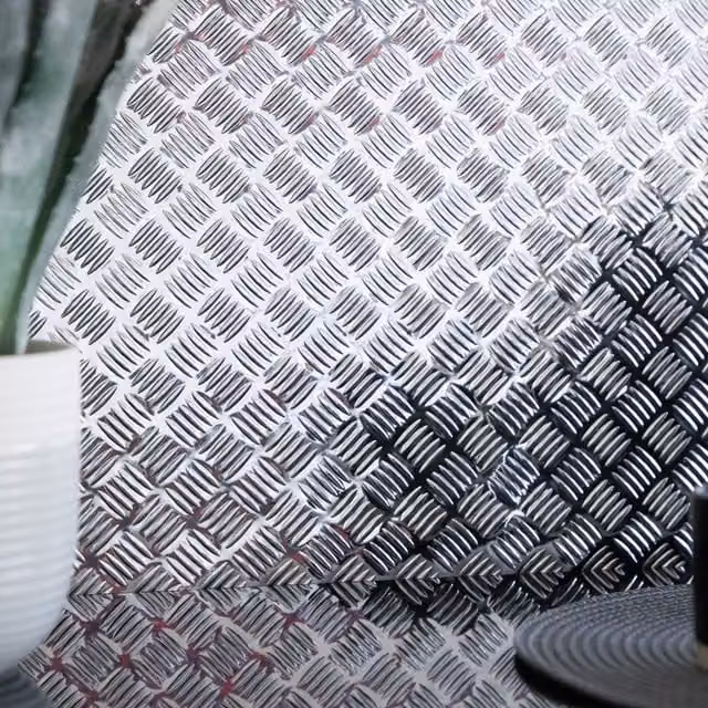 d-c-fix Silver Chequer Plate Self Adhesive Vinyl Film, W: 67.5 cm, L: 2 m