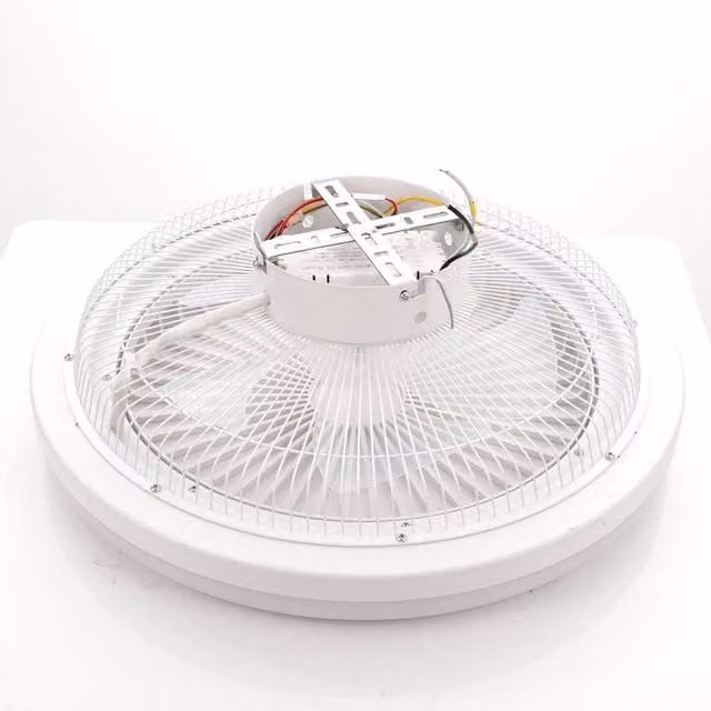Kelvenix Smart Modern LED Ceiling Fan in White with 6 Speeds, Dimmable Lighting and Remote Control – 1