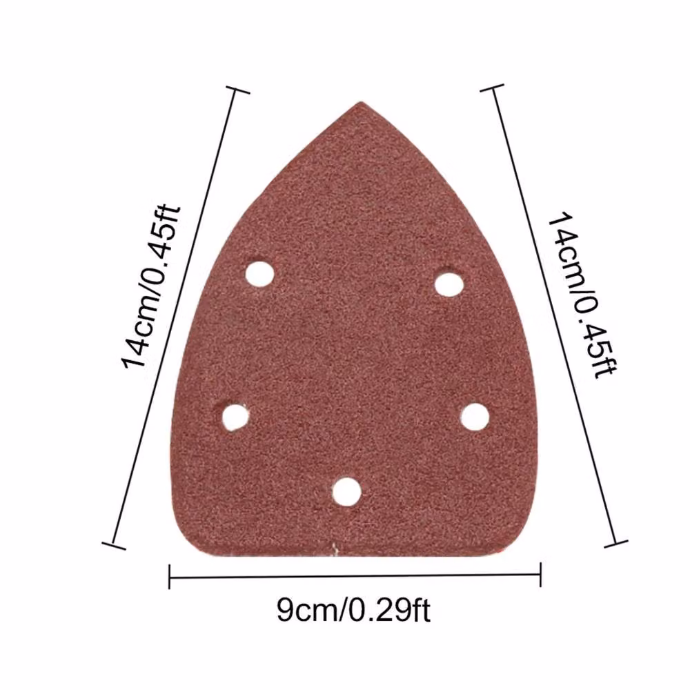 SPETLEK 40 Hook and Loop Mouse Sanding Pads for Wood, Paint and Metal, Brown, W: 520 mm x H: 10000 mm – 4