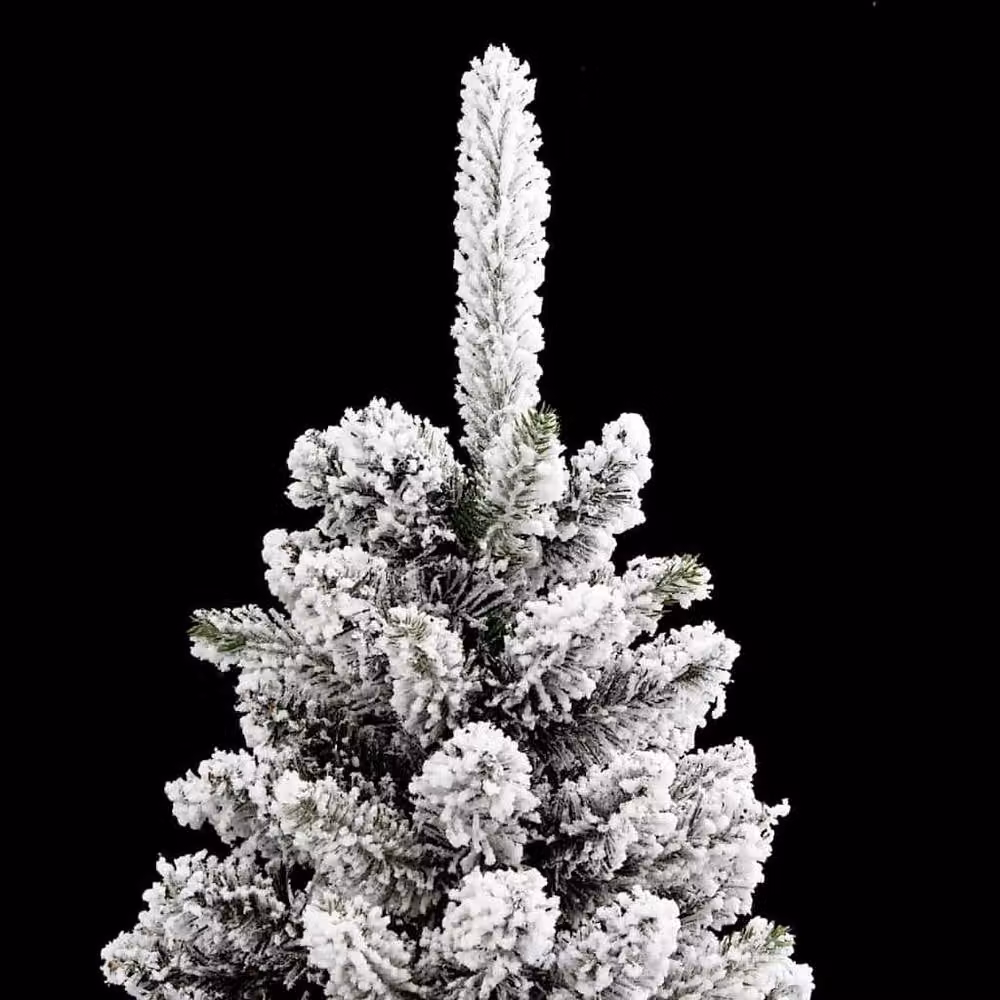 Berkfield Home Artificial Christmas Tree with 300 LEDs in Green, White and Black, Height: 180 cm – 4