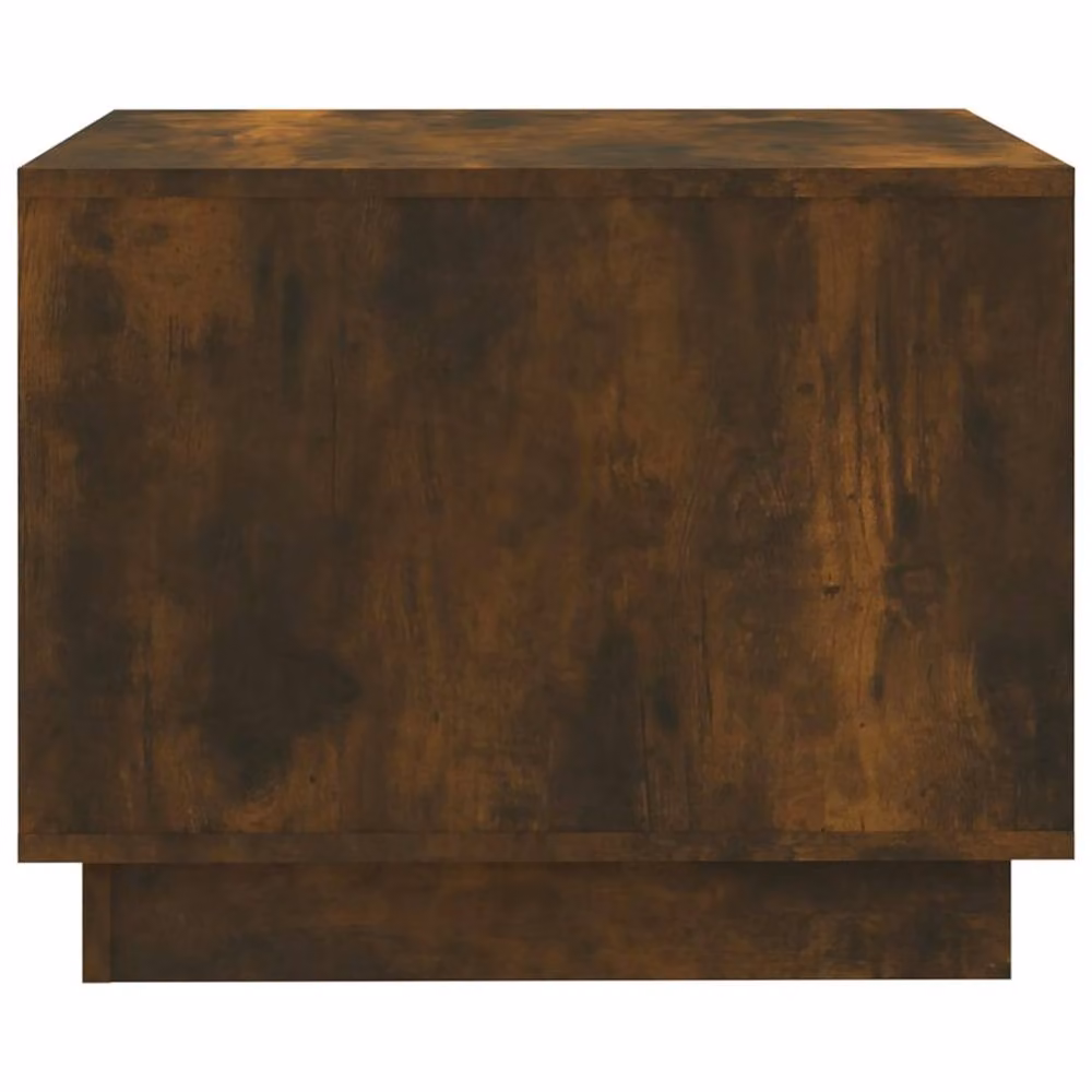 Berkfield Home Modern Square Coffee Table in Smoked Oak Brown, W/D/H: 55 x 55 x 43 cm – 5