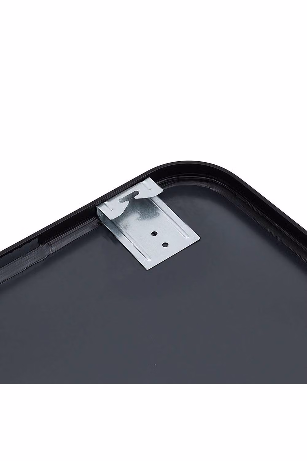 Garden Sanctuary Modern Square Wall Mirror with Black Aluminum Alloy Frame, W/H: 70 x 70 cm – 2