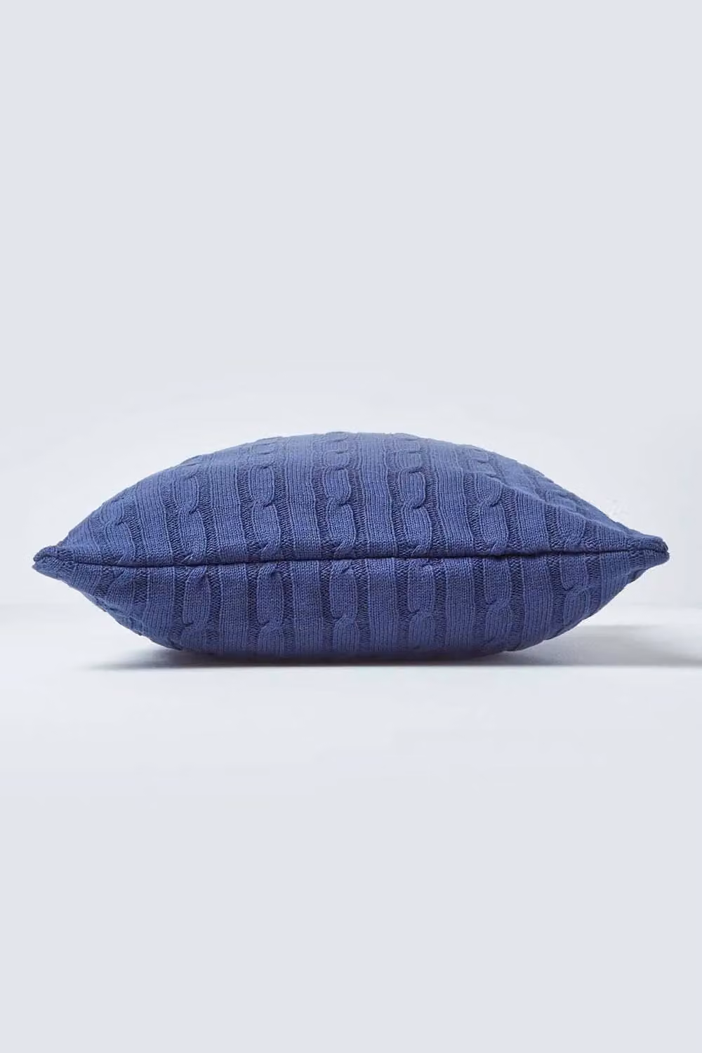 Homescapes Cotton Square Cushion Cover in Blue, W/D/H: 45 x 45 x 1 cm – 2