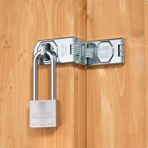 ABUS Titalium Aluminium Alloy Padlock with 80mm Long Shackle, Keyed Alike, White – 2