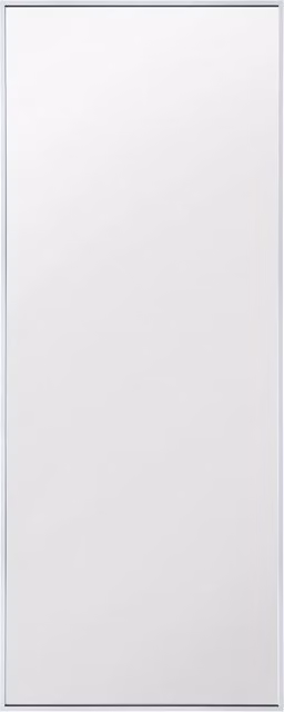 MirrorOutlet Artus Rectangular Hanging Mirror in Silver