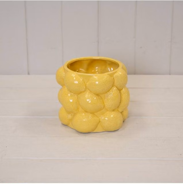 KDMD Yellow Indoor Plant Pot