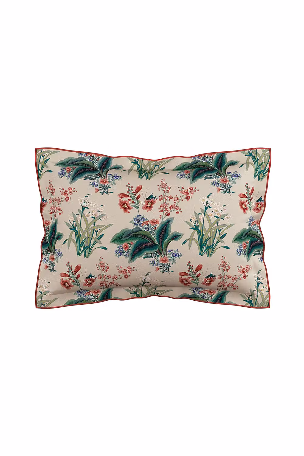 Sanderson Floral Mako Satin Cotton Duvet Cover and Pillowcase Set, Multicolour, W/D/H: 200 x 200 cm – 3