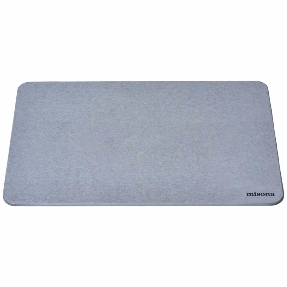 Misona Large Diatomite Stone Bath Mat, Grey, W: 80 cm, D: 50 cm – 3