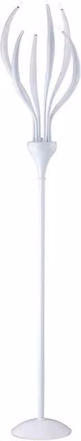 Netlighting Llamas 6 Light Floor Lamp in Gloss White – 1