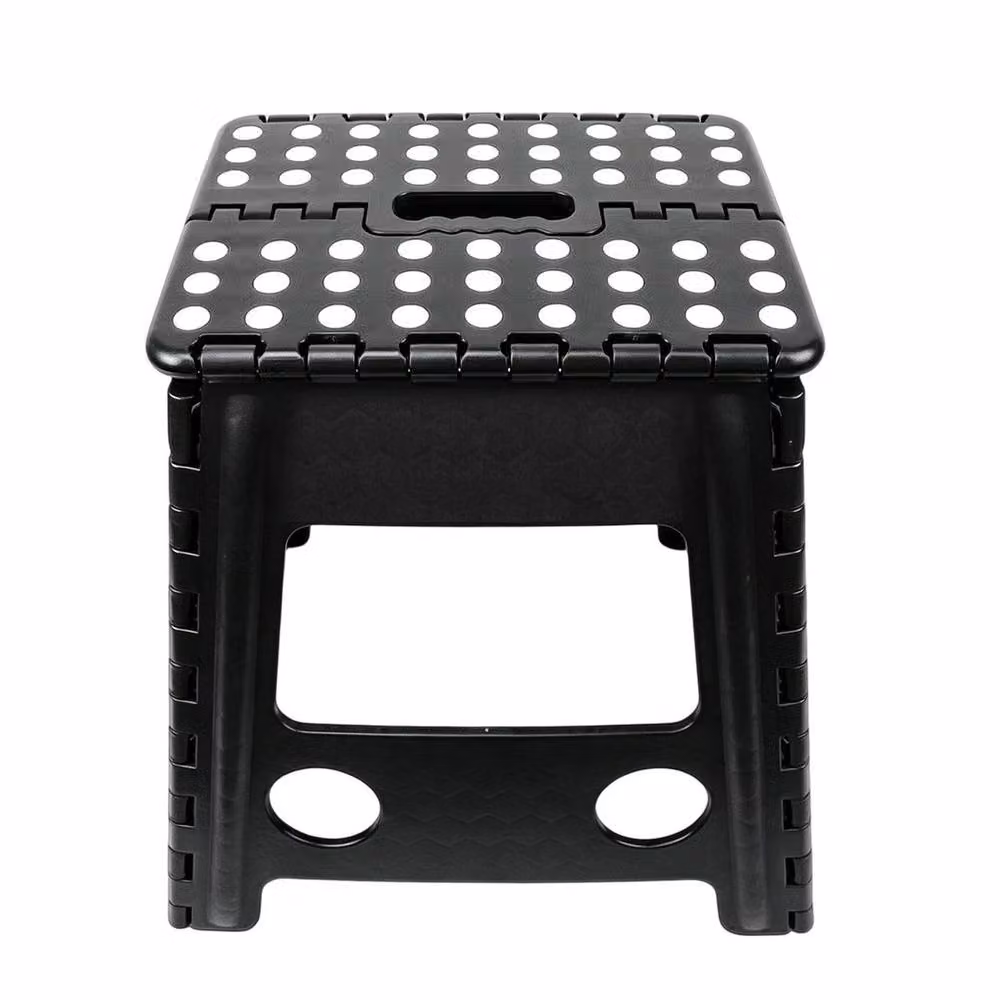 EONLION KitchenSteps Folding Step Stool, Anti-Slip Collapsible Plastic Stool in Matt Black – 3