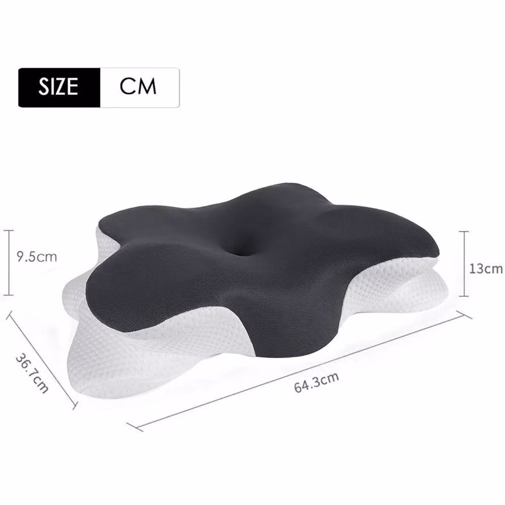 Nordara Hypoallergenic Memory Foam Neck Pain Relief Pillow in Grey – 2
