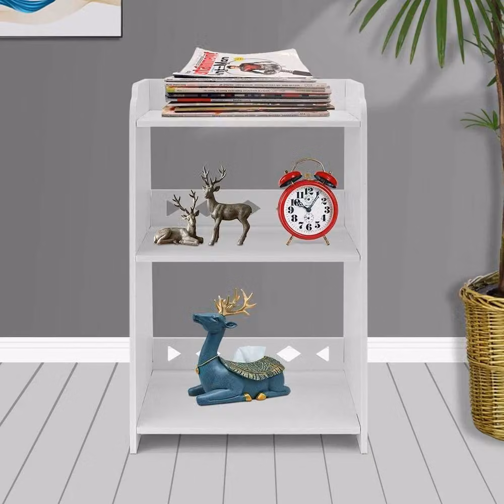 EONLION White Retro Bedside Table and Small Side Cabinet – 3