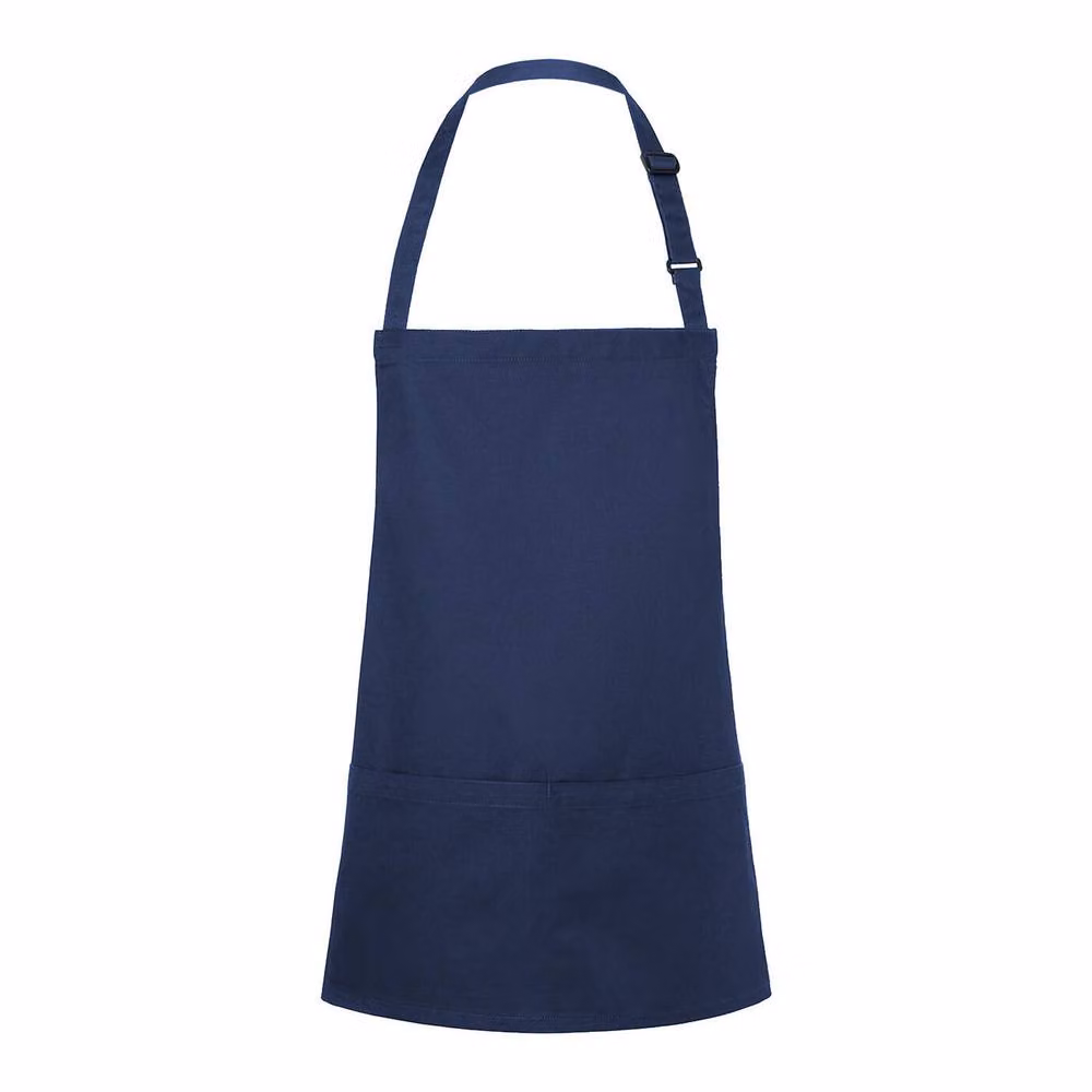 Karlowsky Short Pocket Bib Apron in Navy Blue – 2