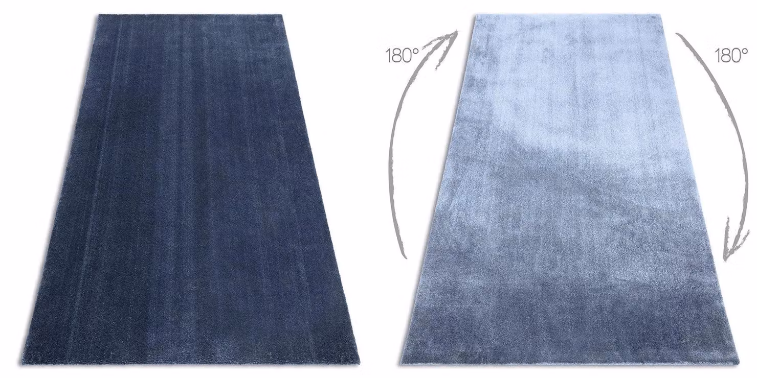 RugsX Washing Craft Blue Rectangular Polypropylene Rug, W: 140 cm, L: 200 cm – 2