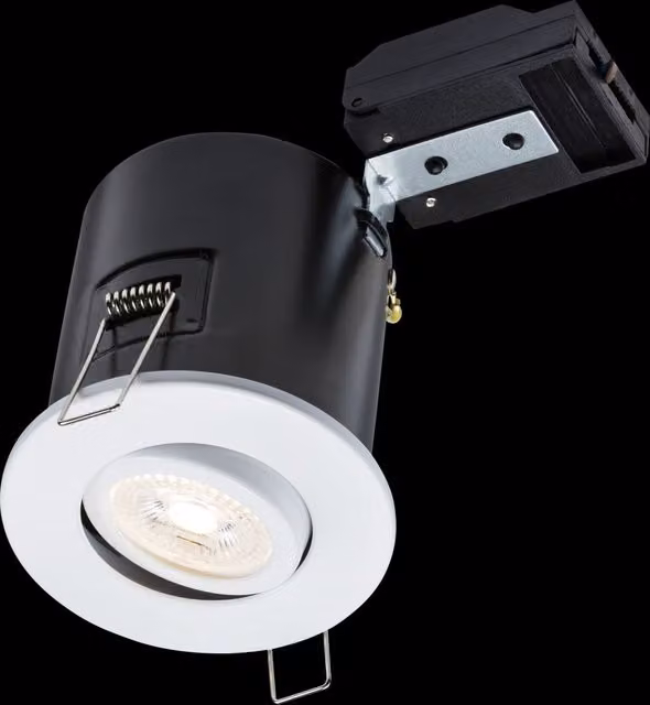 Netlighting White Adjustable Dimmable Recessed GU10 LED Downlight IP20 – 3