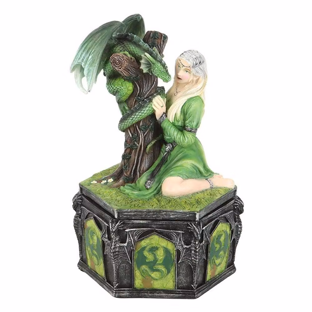 Uniqueful Anne Stokes Dragon Friendship Summer Multicolour Tabletop Box – 3