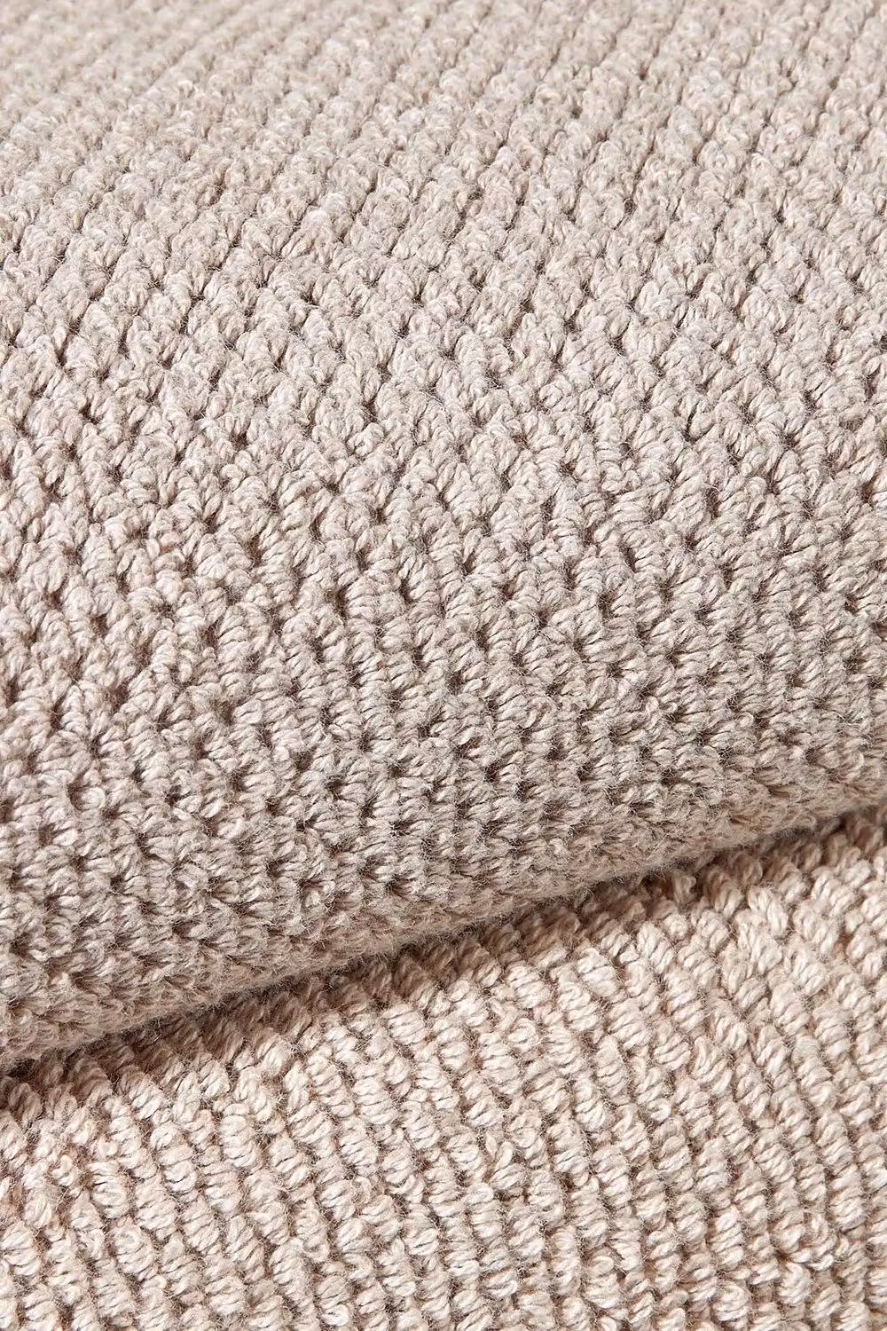Christy Brixton Luxury Textured 100% Cotton Bath Sheet in Stone/Beige – 3