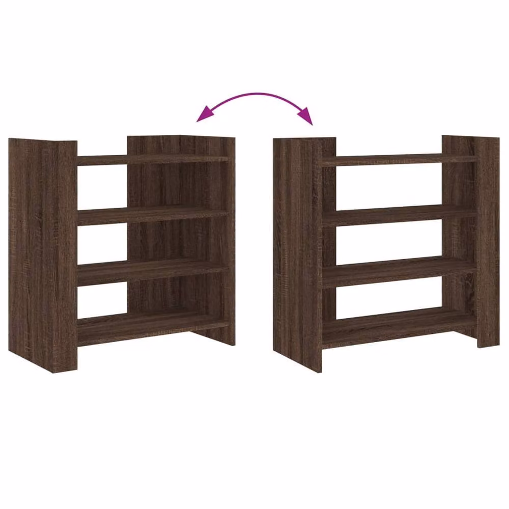 Berkfield Home Modern Sideboard in Brown Oak, W/D/H: 73.5 x 35 x 75 cm – 4