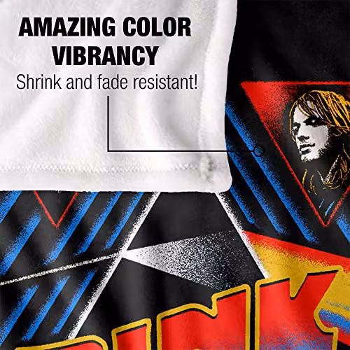 LOGOVISION Pink Floyd Dark Side Super Soft Fleece Throw Blanket, White, W/D/H: 152 x 127 cm – 3