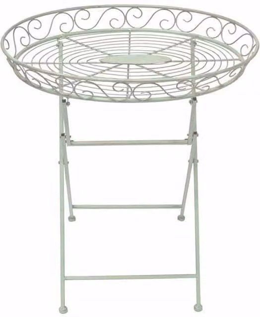 Ascalon Design Ltd Woodland Butlers Table in Green, W: 44 cm, D: 44 cm, H: 67 cm