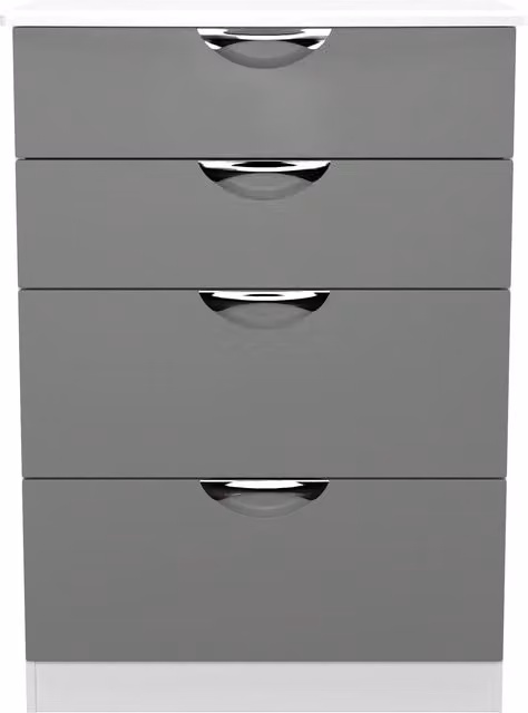 2 U Holborn 4 Drawer Deep Chest in Dark Grey Matt – 1