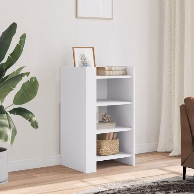Berkfield Home Modern White Matt Sideboard, W/D/H: 45 x 35 x 75 cm