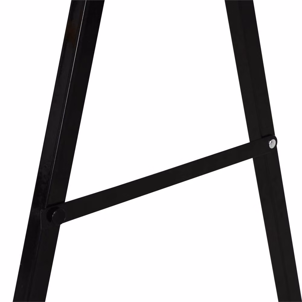 Nordara Set of 2 Black Folding Saw Horses with Steel Frame and Anti-Slip Platform Handle – 2
