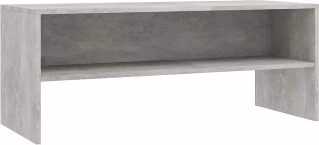 Berkfield Home TV Cabinet in Concrete Grey, W/D/H: 100 x 40 x 40 cm – 1
