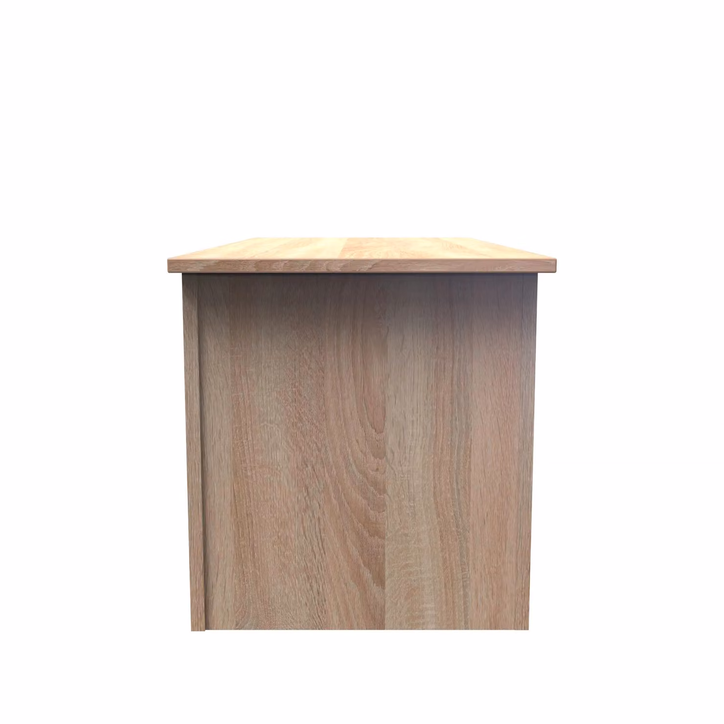 Ready Assembled 2 U Hampshire Blanket Box in Light Oak – 2